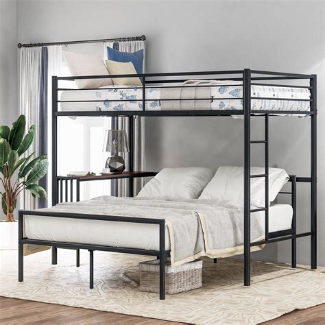 l shaped metal box frame|Twin Loft Bed with L.